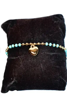 Bracelet Coeur Or