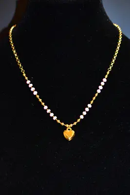 Collier Coeur Or D7A603 