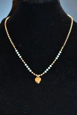 Collier Coeur Or