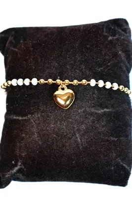 Bracelet Coeur Or