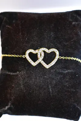 Bracelet Coeur Or