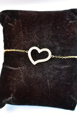 Bracelet Coeur Or