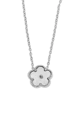 Pendentif fleur Argent