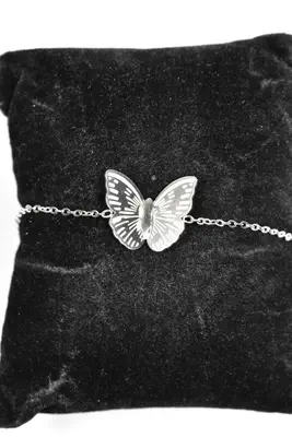 Bracelet papillon Argent