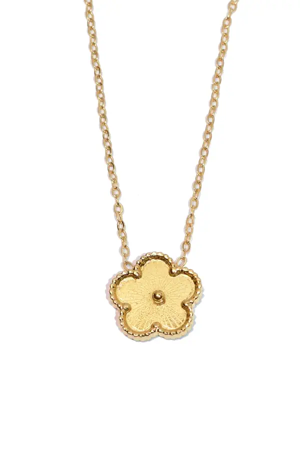 Pendentif fleur Or