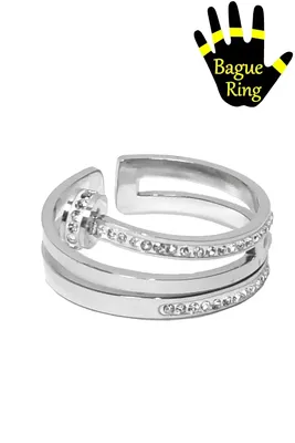 Bague taille réglable Argent 4DDE7E 