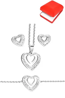 Coffret coeur Argent