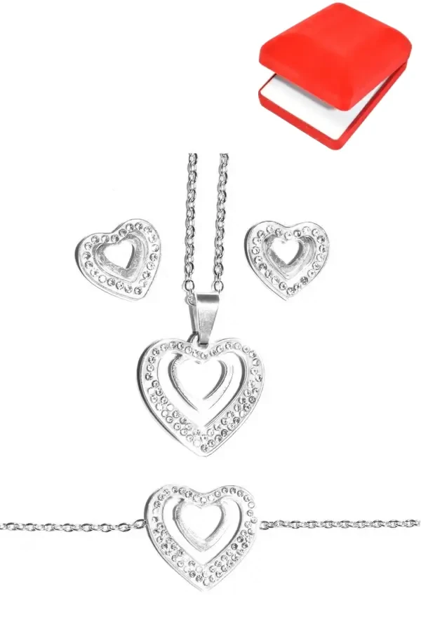 Coffret coeur Argent