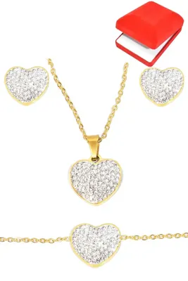 Coffret coeur Parure Or