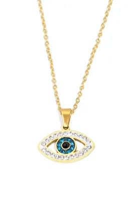 Pendentif oeil Fatma Or