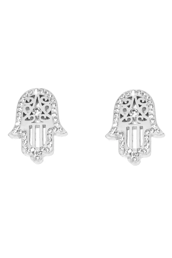 Boucle-d-oreille main de Fatma Argent