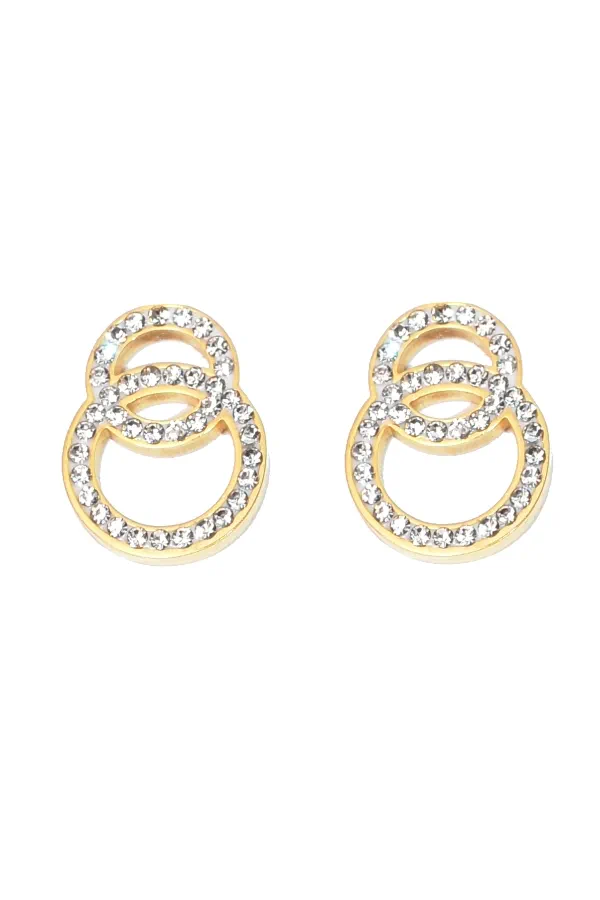 Boucle-d-oreille infini Or