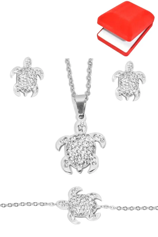 Coffret tortue Argent