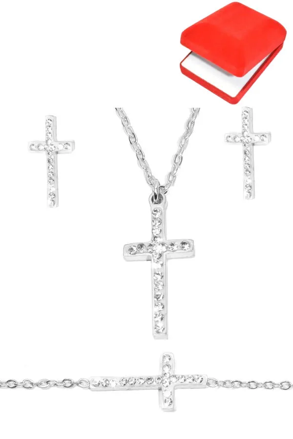 Coffret croix Argent