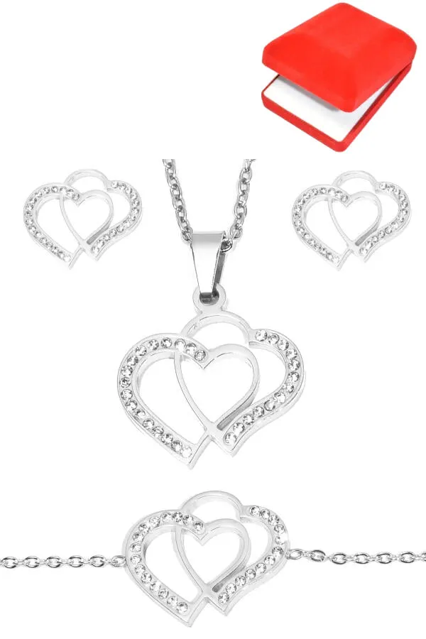 Coffret Coeur Argent