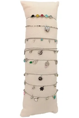 Bracelet en lot avec présentoire Argent 003493