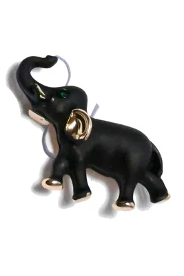 broche éléphant Or 3316F8