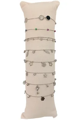 Bracelet en lot avec présentoire Argent 33186C