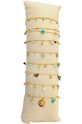 Bracelet en lot avec présentoire Or 34AD83