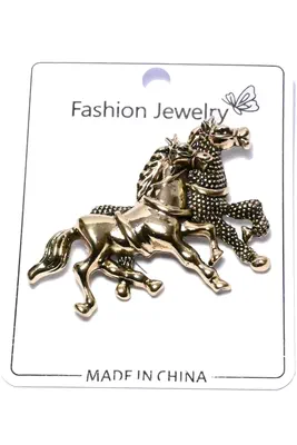 broche cheval Or 62FA68