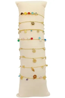 Bracelet en lot avec présentoire Or 96F8B9