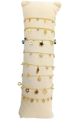 Bracelet en lot avec présentoire Or A8ECA3