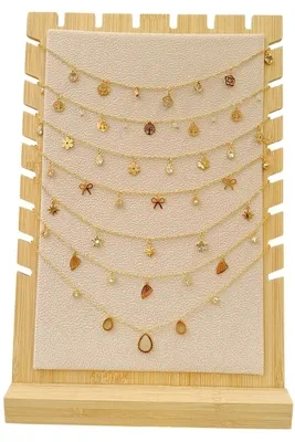 Collier en lot avec présentoire Or DD3E89