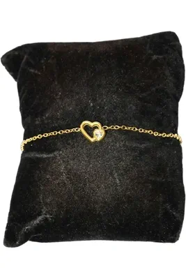 Coffret parure bijoux cadeaux orange coeur