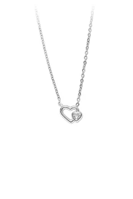 Coffret parure bijoux cadeaux orange coeur