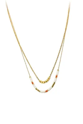 Collier double rangs