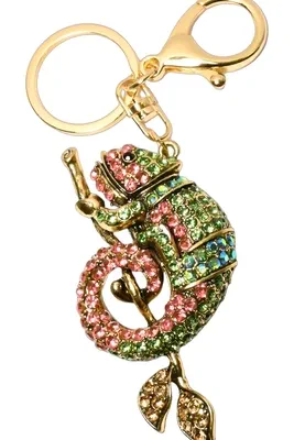 porte-cle salamandre Or