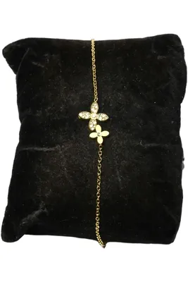 Bracelet fleur Or