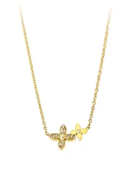 Pendentif fleur Or