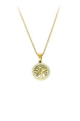 Coffret parure bijoux cadeaux orange arbre de la vie