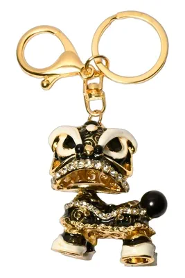 porte-cle lion Or