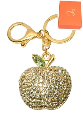 porte-cle cadeaux pomme Or
