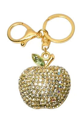 porte-cle pomme Or