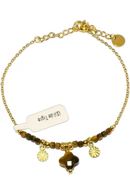 Collier oeil de tigre