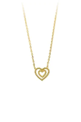 Coffret parure bijoux cadeaux orange coeur