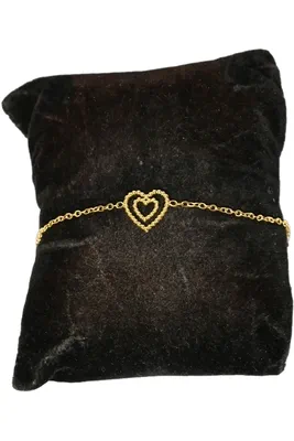Coffret parure bijoux cadeaux orange coeur