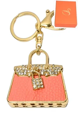 porte-cle cadeaux sac Or