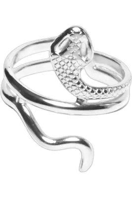 Bague staille réglable serpent