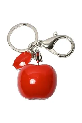 porte-cle pomme Argent