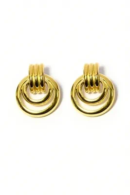 Boucle-d-oreille tendance Or