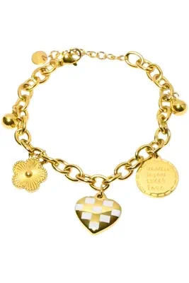 Collier breloque coeur 1FA66A