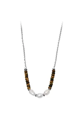 Bracelet pierre minérale perle naturelle 2BFE26