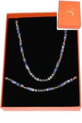 Coffret coffret parure bijoux pierre minérale Or 76EBB0