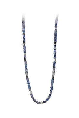 Collier pierre minérale Argent 76EBB0