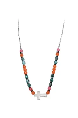 Coffret coffret parure bijoux pierre minérale croix FCF3DF