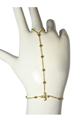 Bracelet chaîne de main Or